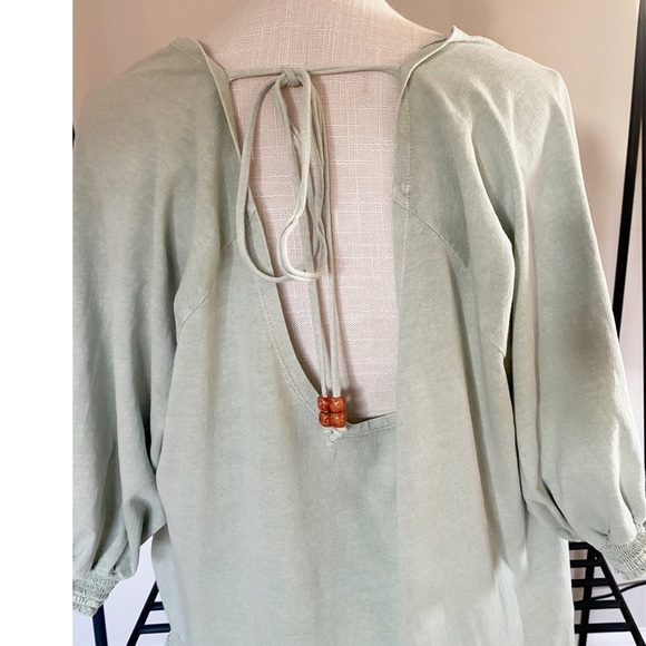 Free People Beach Mint Green Mini Dress Size Small - Picture 4 of 9